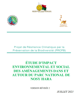 ÉTUDE D’IMPACT ENVIRONNEMENTAL ET SOCIAL DES AMÉNAGEMENTS DANS ET AUTOUR DU PARC NATIONAL DE NOSY HARA