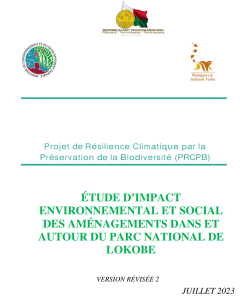 Etude d’impact Environnemental et social Des aménagements dans et Autour du parc national de Lokobe
